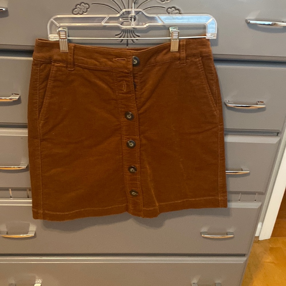 Cabi corduroy university skirt